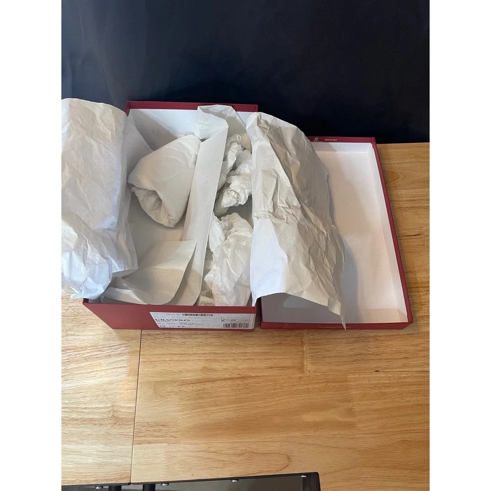 Salvatore Ferragamo Red Shoe Box EMPTY Gift Replacement Storage